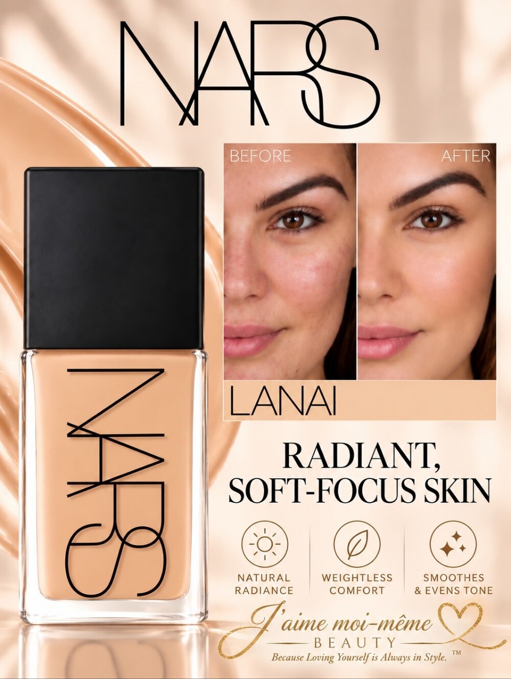 NARS Lanai Radiant Light Reflecting Foundation - Medium Skin With Neutral